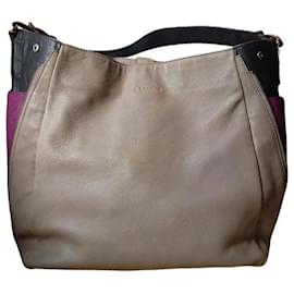 Borsa Hobo in pelle beige Jil Sander