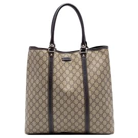 Tote verticale Gucci GG Supreme beige