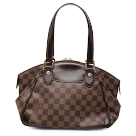 Borsa Louis Vuitton Damier Ebene Verona PM marrone