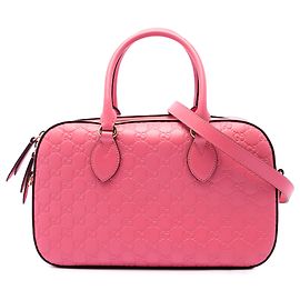 Sac à main Gucci Guccissima rose