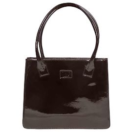 Brown Dolce & Gabbana Patent Leather Handbag