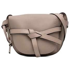 Piccola borsa a tracolla in pelle beige LOEWE Gate - Loewe