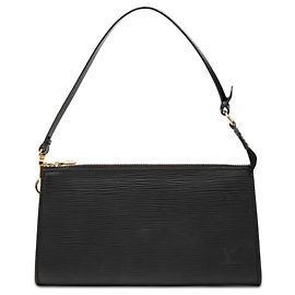 Borsa a tracolla Louis Vuitton Epi Pochette Accessoires nera