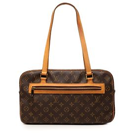 Borsa a tracolla Louis Vuitton Monogram Cite GM marrone