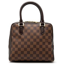 Borsa Louis Vuitton Damier Ebene Brera Marrone