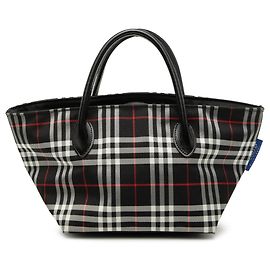 Borsa in nylon Burberry House Check nera