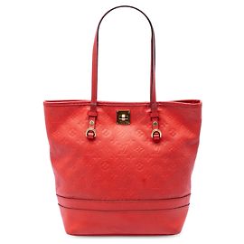 Borsa Tote Louis Vuitton Monogram Empreinte Citadine PM rossa