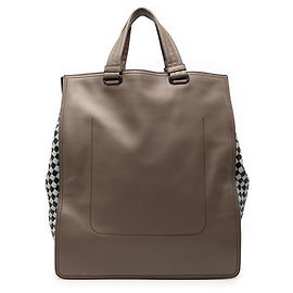 Tote in pelle marrone Bottega Veneta con finiture Intrecciato