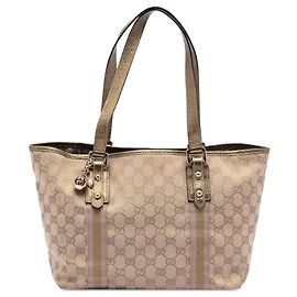Tote Jolicoeur in tela GG Canvas beige Gucci