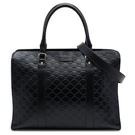 Valigetta da ufficio Gucci Medium Guccissima nera