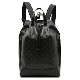 Louis Vuitton Monogram Eclipse Explorer Rucksack schwarz