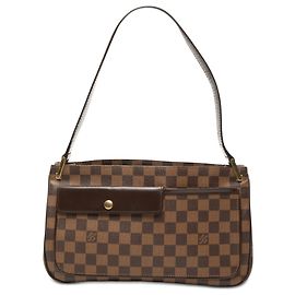Borsa a tracolla Louis Vuitton Damier Ebene Aubagne marrone