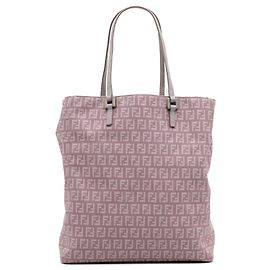 Tote in tela Fendi Zucchino viola