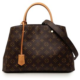 Bolso Louis Vuitton Monogram Montaigne MM marrón