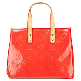 Bolso Louis Vuitton Monogram Vernis Reade PM rojo