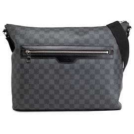 Borsa a tracolla Louis Vuitton Damier Graphite Mick MM nera