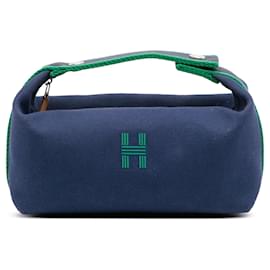 Custodia Blue Hermès Small Canvas Bride A Brac