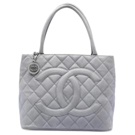 Tote Chanel Caviar Medallion Grigio