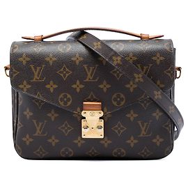 Borsa Louis Vuitton Monogram Pochette Metis marrone