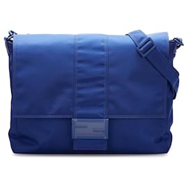 Borsa a tracolla Blue Fendi FF Lock