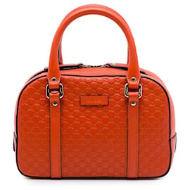 Borsa Gucci Small Microguccissima Bree Arancione