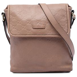 Borsa a tracolla Gucci Guccissima marrone