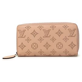 Cartera larga Zippy Monogram Mahina Louis Vuitton rosa