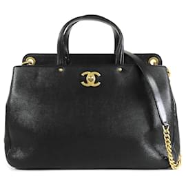 Borsa Chanel CC Caviar nera