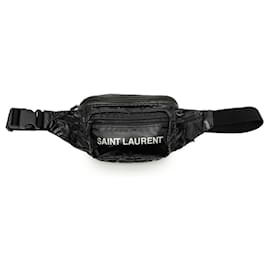 Saint Laurent Nuxx Nylon Gürteltasche in Schwarz