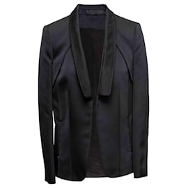Blazer Alexander Wang de cuello chal negro Talla US 8