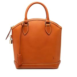 Borsa a mano verticale Louis Vuitton Nomade Lockit Arancione