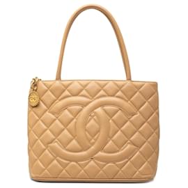 Tote Chanel Caviar Medallion beige