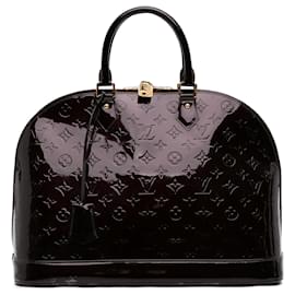 Borsa Louis Vuitton Monogram Vernis Alma GM Viola