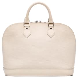Borsa Louis Vuitton Epi Alma PM bianca