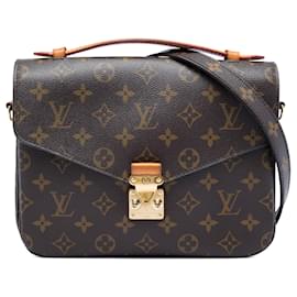 Borsa Louis Vuitton Monogram Pochette Metis marrone