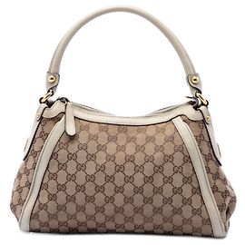 Borsa Scarlett in tela GG Gucci beige