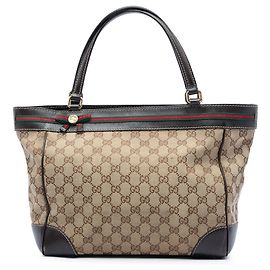 Bolso Tote Mayfair en GG Canvas marrón Gucci