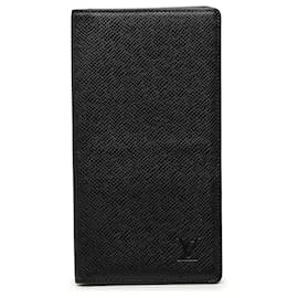 Cartera Louis Vuitton Taiga Brazza negra