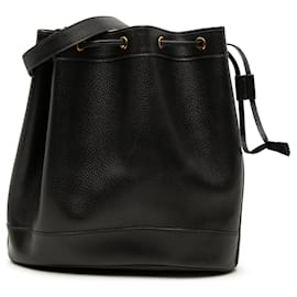 Borsa a secchiello Hermès Clemence Market GM nera