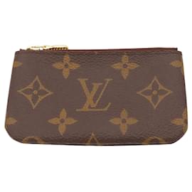 Brown Louis Vuitton Monogram Key Pouch