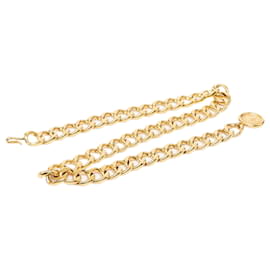 Chanel Gold CC Medaillon Kettengürtel vergoldet