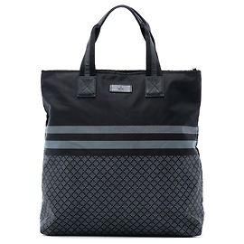 Tote in nylon nero Gucci Diamante Web