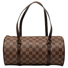 Borsa Louis Vuitton Damier Ebene Papillon 30 marrone