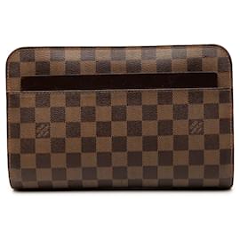 Pochette Louis Vuitton Damier Ebene Saint Louis Marrone
