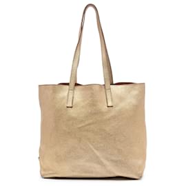 Tote Prada Gold Metallic Vitello Daino