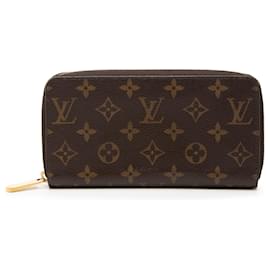 Brown Louis Vuitton Monogram Zippy Long Wallet