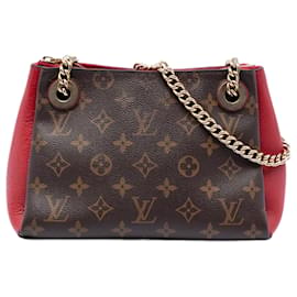 Borsa a tracolla Louis Vuitton Monogram Surene BB marrone