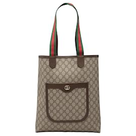 Tote Gucci GG Supreme Web Ophidia beige