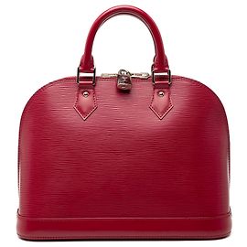 Borsa Louis Vuitton Epi Alma PM rossa