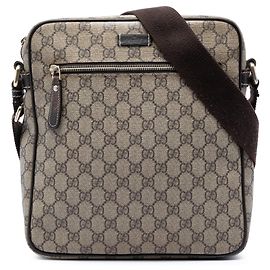 Borsa a tracolla Gucci GG Supreme beige